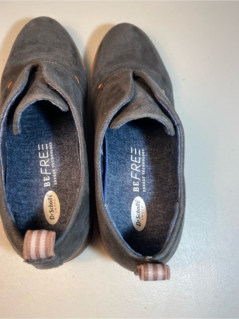 Dr. Scholl’s Gray Suede Slip-On Loafers SZ 6 - Picture 5 of 12